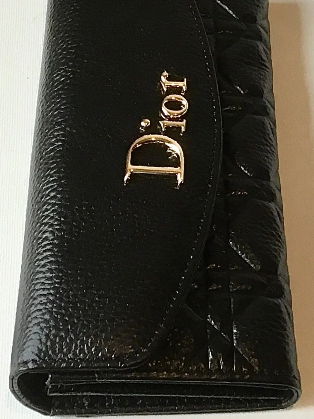DIOR QUIT LONG BLACK WALLET